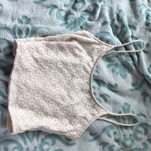 La hearts cream cami